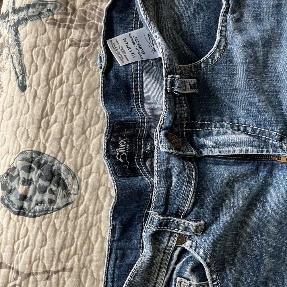 Silver Zac shorts